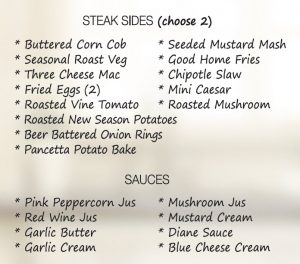 Steak, New Plymouth Restaurant